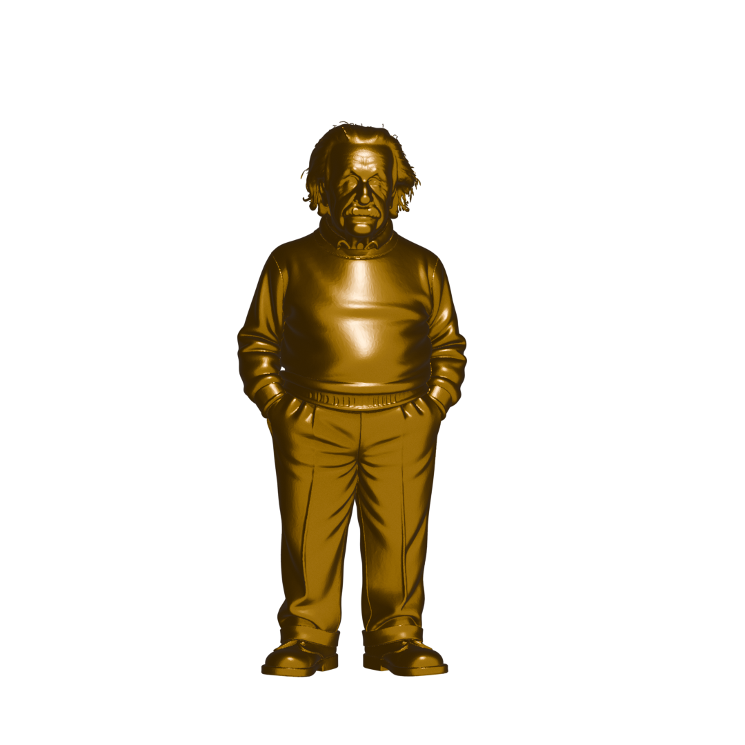 Albert Einstein: Ikone des Genies - 3D Figur