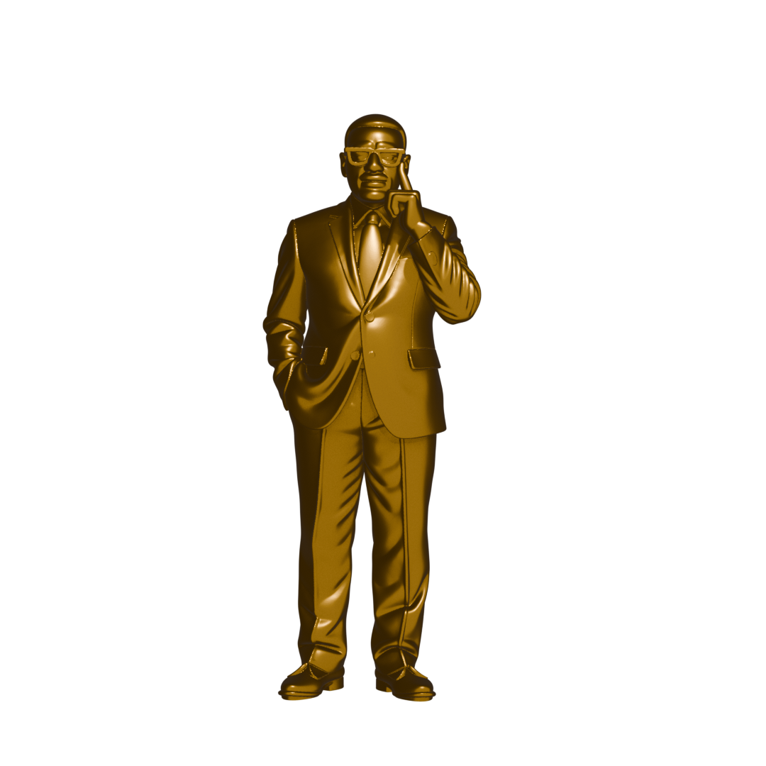Malcolm X: Voice of Conviction - 3D Figure