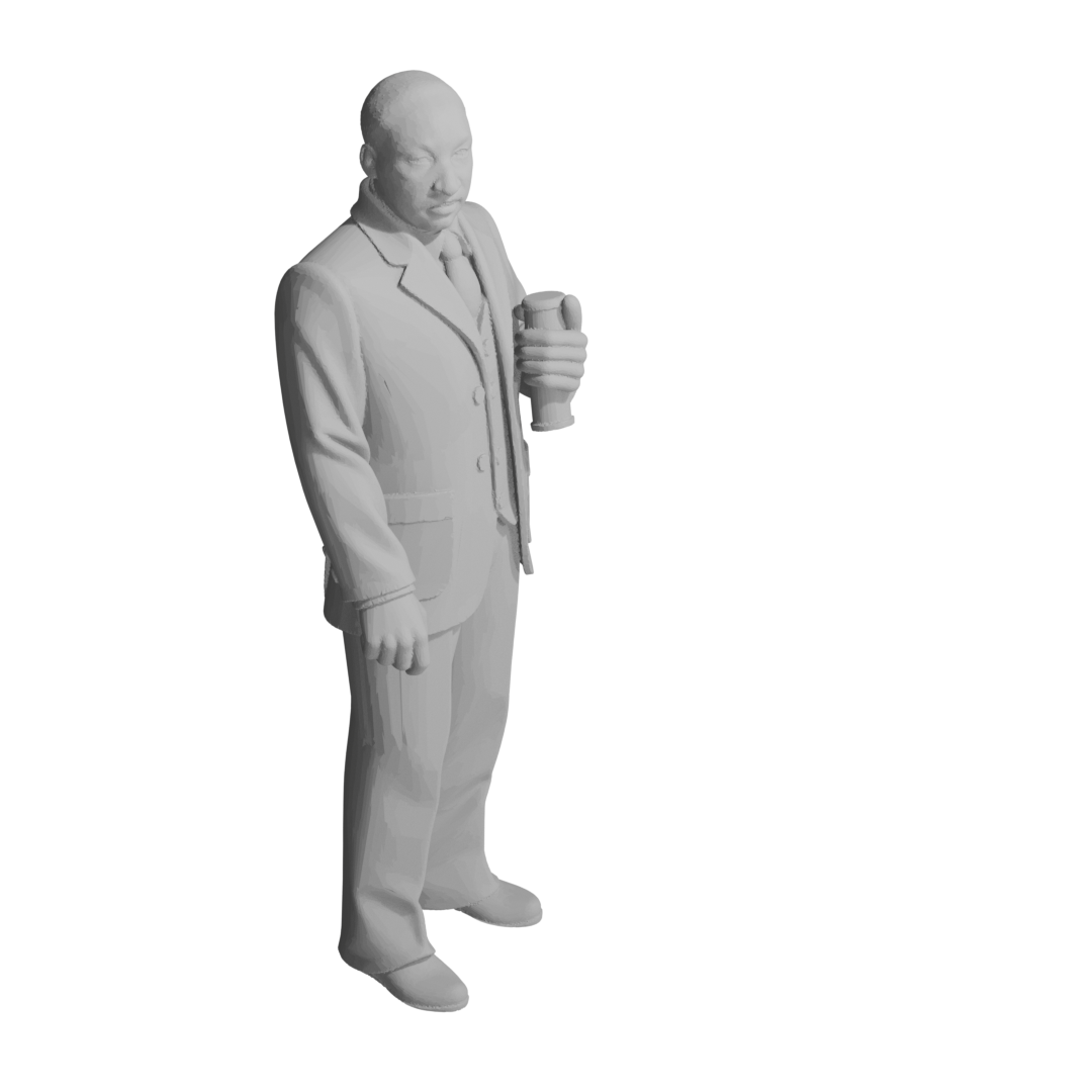 Martin Luther King Jr.: Architekt der Träume - 3D Figur