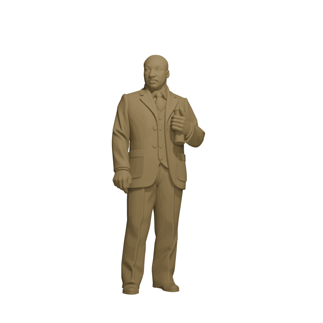 Martin Luther King Jr.: Architekt der Träume - 3D Figur