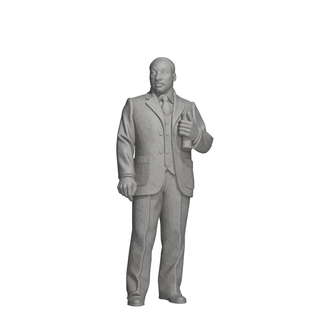 Martin Luther King Jr.: Architekt der Träume - 3D Figur