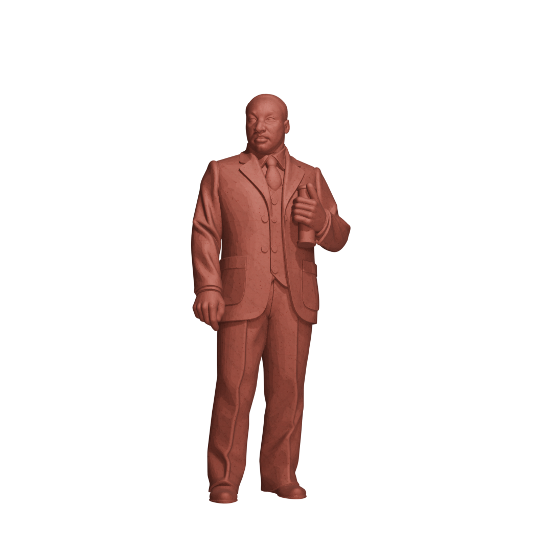 Martin Luther King Jr.: Architekt der Träume - 3D Figur