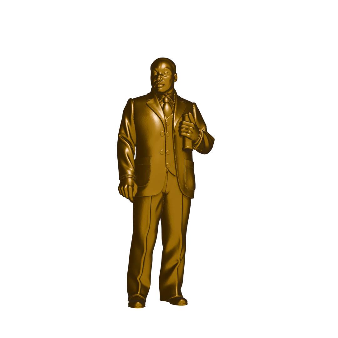 Martin Luther King Jr.: Architekt der Träume - 3D Figur
