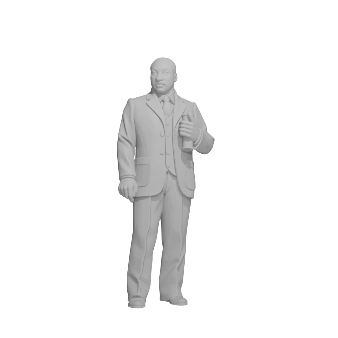 Martin Luther King Jr.: Architekt der Träume - 3D Figur