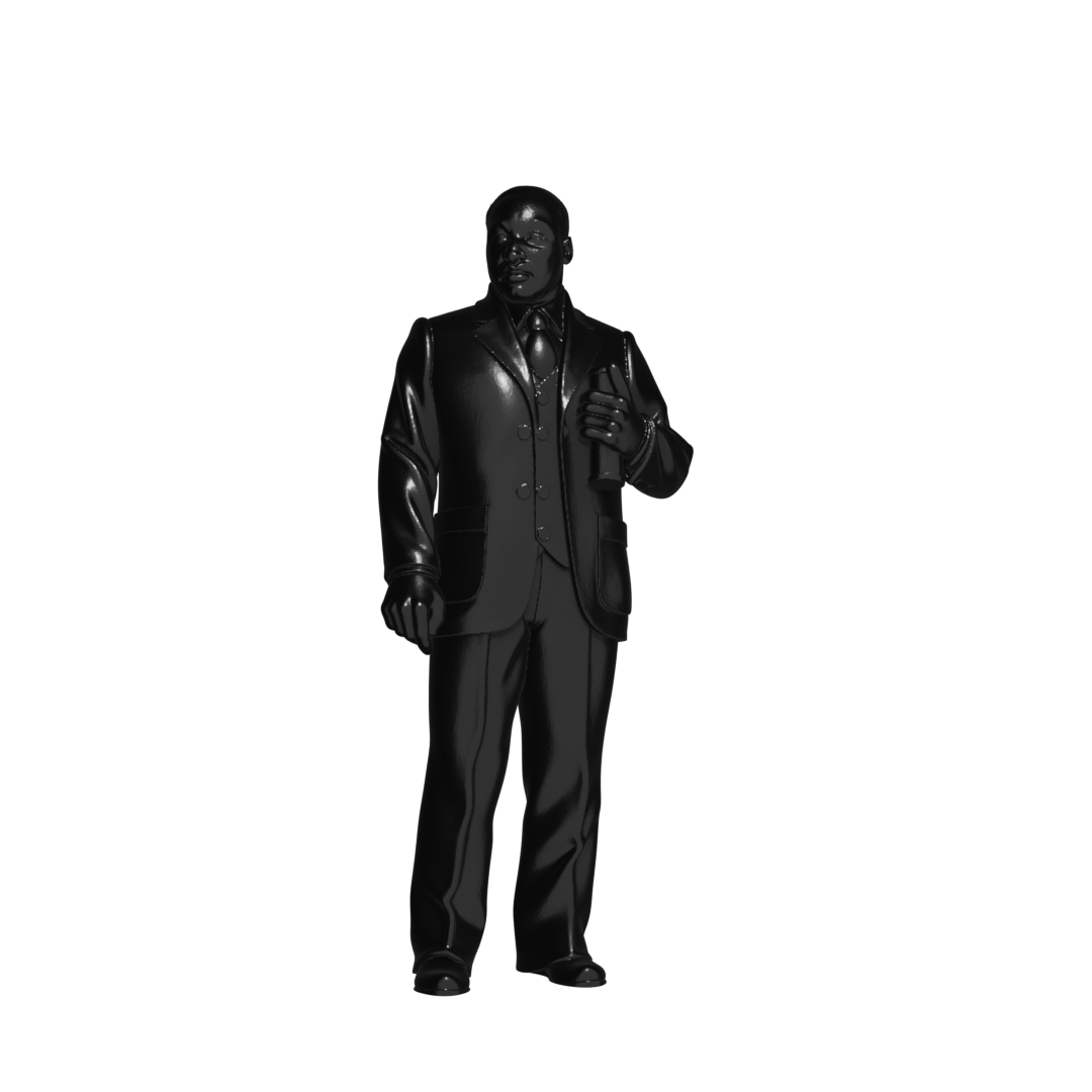 Martin Luther King Jr.: Architekt der Träume - 3D Figur