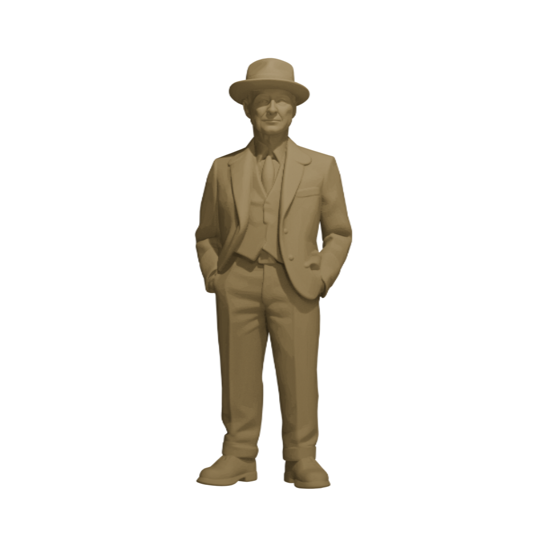 J. Robert Oppenheimer: The Destroyer of Worlds - 3D Figure