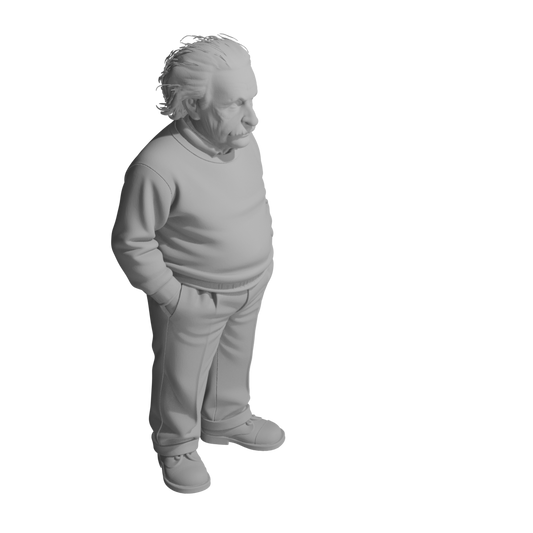 Albert Einstein: Ikone des Genies - 3D Figur